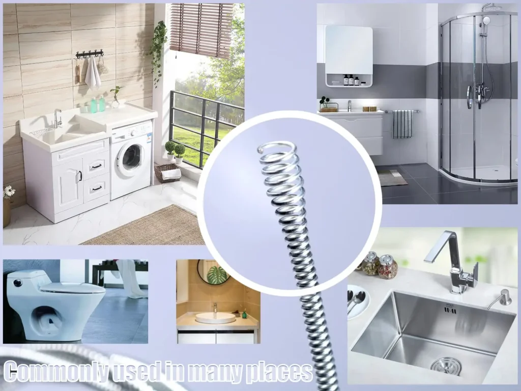 Alambre desatascador wc